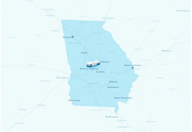 Simplified map of Metro Atlanta highlighting key neighborhoods like Buckhead, Midtown, Decatur, Sandy Springs, and Alpharetta.