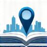 Icon illustrating an Atlanta city map and guide.