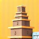 Icon representing temporary transitions, with moving boxes and a calendar