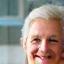 Portrait of Mary S., a smiling senior woman.